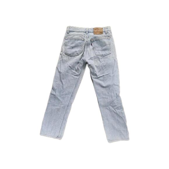 Levi Strauss 505 Light Wash Denim Jeans Made USA Single Stitch 29x30 1970s VTG